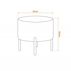 Elegancka pufa GENEVA – aksamitny komfort do Twojego salonu