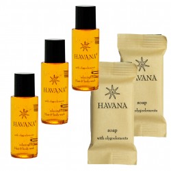Hotel Set Havana Shampoo&Duschgel 30ml 450 Stk. Seife 15g 500 Stk.