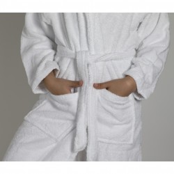 Szlafrok hotelowy biały PRESTIGE