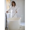 Hotel Schlafrock Morgenrock weiß Sapporo 100% Baumwolle Frotte 360g/m2