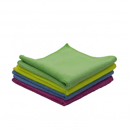 Ściereczki Mikrofibra 30x30 Zestaw 4szt Mix Kolorów