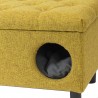 Sitzpouf mit integriertem Haustierbett