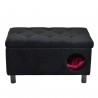 Sitzpouf mit integriertem Haustierbett