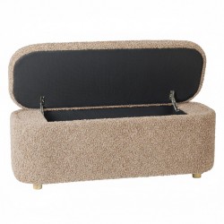 Pouf PRAGUE – Sitzbank mit Stauraum, aufklappbar