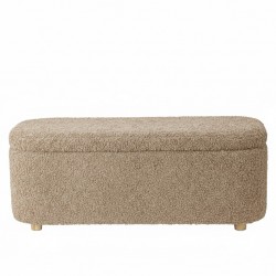 Pouf PRAGUE – Sitzbank mit Stauraum, aufklappbar