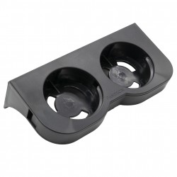 Magic Holder – Doppel-Wandhalterung für Hotelseifen und Spender (Schwarz)