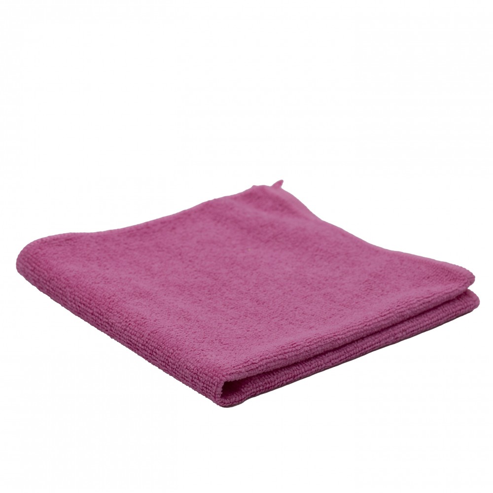 Ściereczka mikrofibra 40x40 cm różowa