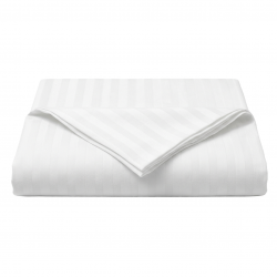 HotelLine Bettbezug 100% Baumwolle Damast 1 cm Streifen - 140x200 cm