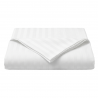 HotelLine Bettbezug 100% Baumwolle Damast 1 cm Streifen - 140x200 cm
