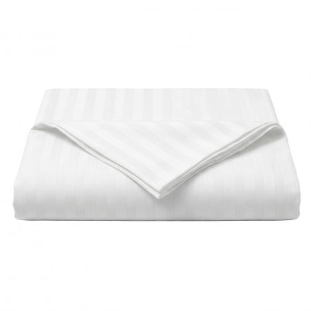 HotelLine Kissenbezug 100% Baumwolle Damast 1 cm Streifen - 50x70 cm