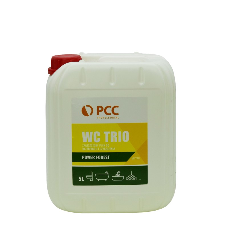 copy of Płyn do czyszczenia i dezynfekcji toalet WC TRIO Power Forest 1L PCC Professional