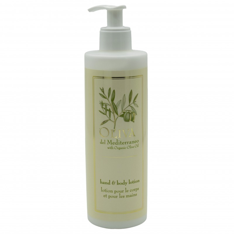 Oliva REAL Hand- und Körperlotion 400ml mit Pumpspender