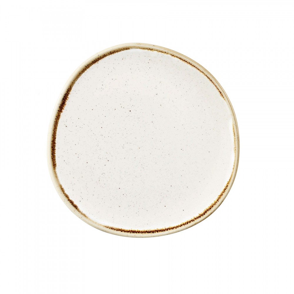 Talerz porcelanowy płaski 18,6 cm CHURCHILL STONECAST BARLEY WHITE