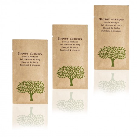Nature | Hotel Einweg Duschgel&Shampoo shower gel 2in1 Sachet Nature | Hotel Einweg Duschgel&Shampoo shower gel 2in1 Sachet