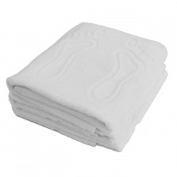 Ręcznik łazienkowy Stopka biały frotte