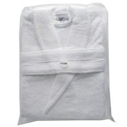 Szlafrok hotelowy biały PRESTIGE M