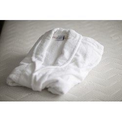 Szlafrok hotelowy biały PRESTIGE M