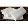 KISSEN |  Hotel Handtuch weiss "HOTEL" 500 g/m2 100% Baumwolle