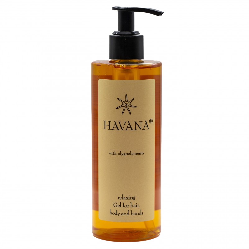 Szampon, żel, mydło 3w1 Havana w okrągłej butelce 300ml